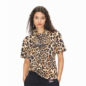 Paco Rabanne Leopard Print Top